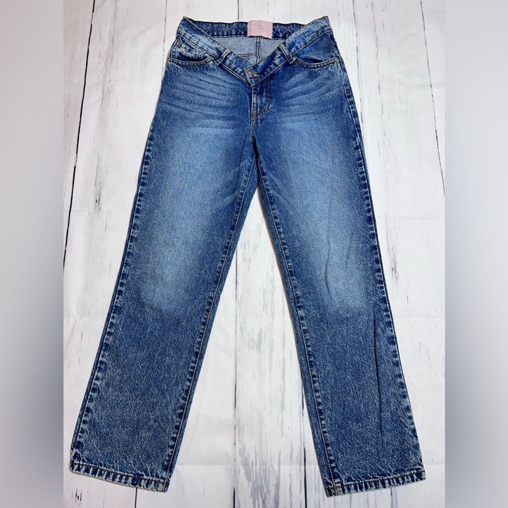Revice V-Waist Straight Leg Jeans - Picture 2 of 7